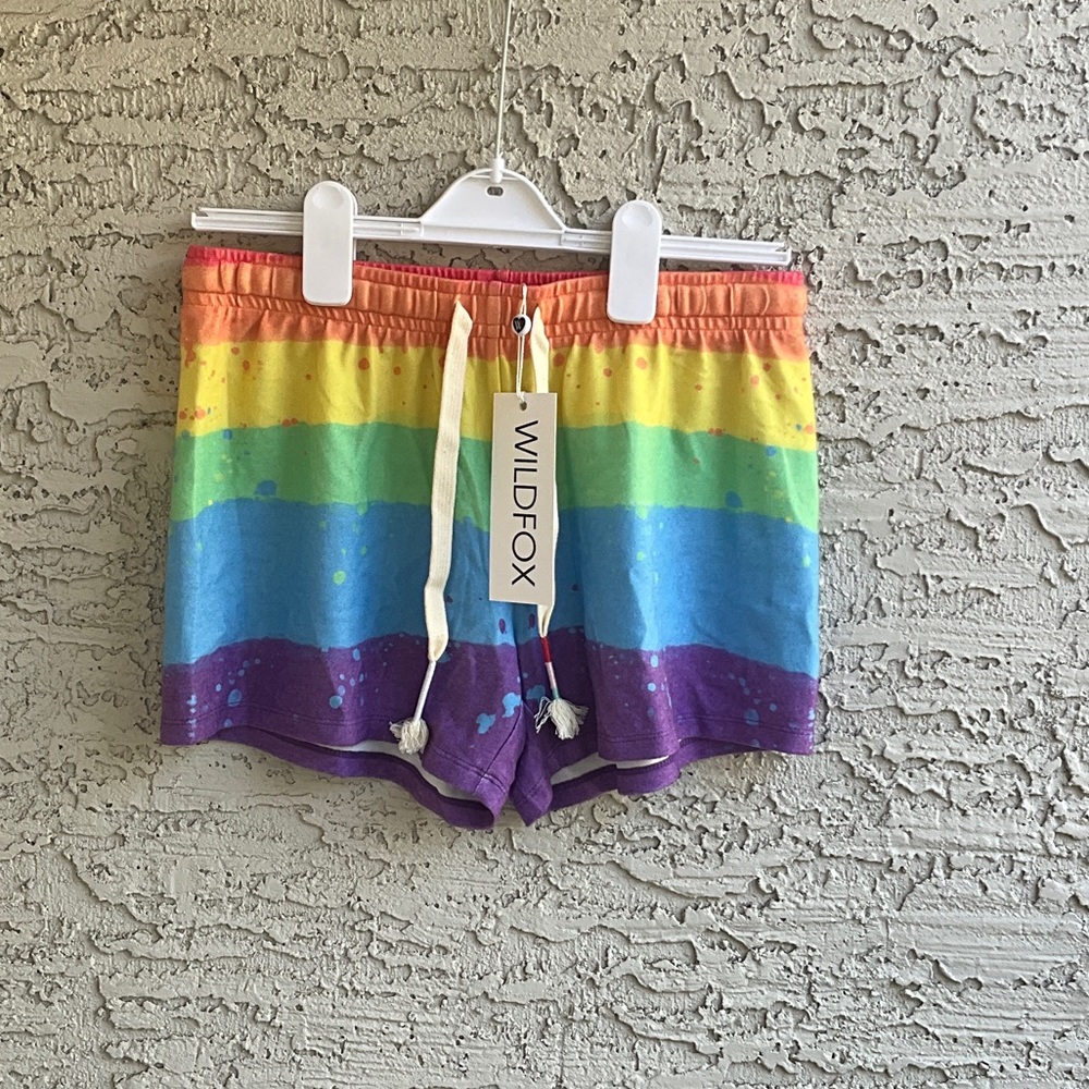 Wildfox Multicolor Striped Shorts, NWT
